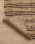 Loloi Chris Loves Julia Judy Collection JUD-06 Natural/Chocolate 8'-6" x 11'-6" Area Rug