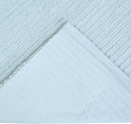 Better Trends Jullian Collection is Super Soft and Light Weight in Bold Stripes Design 100% Cotton Tufted Unique Luxurious Machine Washable Tumble Dry, King Sham, Blue