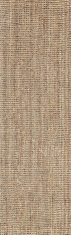 JONATHAN Y Pata Hand Woven Chunky Jute Natural Runner Rug, 2x18, Bohemian, Rustic, Cottage, Easy-Cleaning for Living Room, Bedroom, Kitchen, Non-Shedding (NRF102A-218)