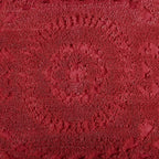 Better Trends Rio Collection is Super Soft and Light Weight in Floral Design 100% Cotton Tufted Unique Luxurious Machine Washable Tumble Dry, Standard Sham, Burgundy