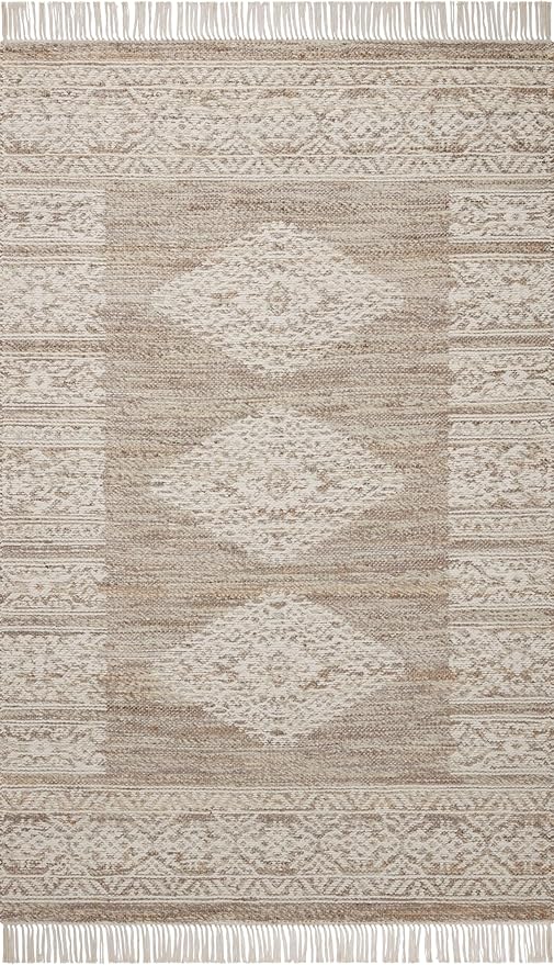 Loloi Angela Rose Rivers Collection RIV-05 Lilac/Ivory 7'-9" x 9'-9" Reversible Area Rug