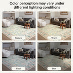 Bavni 2'6''x6 Rug Runners for Hallways, Washable Runner Rug Non Slip, Vintage Floral Print Style Rugs for Bedroom-Lightweight Low Pile Carpet for Hallways Bathroom, Pink