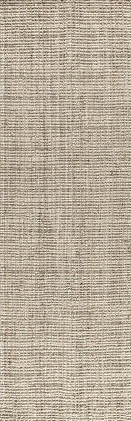 JONATHAN Y Pata Hand Woven Chunky Jute Light Ivory Runner Rug, 2x16, Bohemian, Rustic, Cottage, Easy-Cleaning for Living Room, Bedroom, Kitchen, Non-Shedding (NRF102B-216)