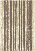 Dash and Albert Calder Stripe Grey Handwoven Jute Rug, 5 X 8 Feet, Neutral/Grey Stripe Pattern
