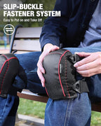 WORKPRO Garden Knee Pads For Unisex-Adult, Flooring Kneepads with Foam Padding, Comfortable Kneeling Cushion for Gardening, House Cleaning, Construction Work, 7.87"*6.75"*3"