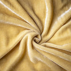 Velvet Throw Pillow Cover Soft Decorative Luxurious Solid Square Cushion Case for Sofa Couch Bedroom Farmhouse,Pack of 2, 18 x 18 Inches, Butter Yellow
