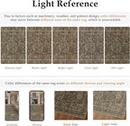 6x9 Washable Area Rug Brown Vintage Distressed Large Rug for Living Room Oriental Soft Thin Indoor Retro Carpet Non Slip Low Pile Floor Cover for Bedroom Dining Room Office Nursery