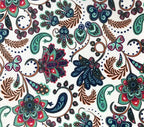 Serafina Home Throw Blanket: Velvelty Soft, Durable Fleece Accent for Bed or Couch (Multicolored Boho, 50 x 70 inches)