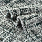 Multi-Color Grey Cable Woven Throw Blanket for Couch,50"X60" Boho Style Textured Blankets for Home Decor,Super Soft Warm Cozy Chunky Blanket with Decorative Tassels for Bed and Sofa