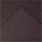 Better Trends Jullian Collection is Super Soft and Light Weight in Bold Stripes Design 100% Cotton Tufted Unique Luxurious Machine Washable Tumble Dry, Standard Sham, Chocolate