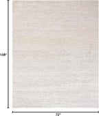 SAFAVIEH Area Rug 6x9 - Natural Fiber Collection - Bleach, Handmade Jute, Braided Woven Design, Ideal for Living Room, Bedroom (NF212D)