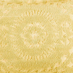 Better Trends Rio Collection is Super Soft and Light Weight in Floral Design 100% Cotton Tufted Unique Luxurious Machine Washable Tumble Dry, King Sham, Yellow