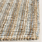 SAFAVIEH Natural Fiber Collection Runner Rug - 2'6" x 8', Grey & Natural Brown, Handmade Jute, Farmhouse Style, Chunky Textured Thick Pile (NF447K)