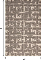nuLOOM 4' x 6' Easy-Jute Area Rug, Machine Washable, Non-Slip, for Living Room Bedroom Kids Room Nursery Home Decor, Sufia Natural
