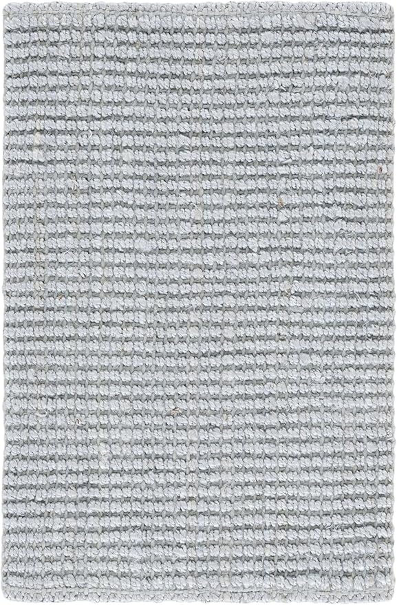 SAFAVIEH Natural Fiber Collection Accent Rug - 2' x 3', Grey, Handmade Farmhouse Jute, Ideal for High Traffic Areas in Entryway, Living Room, Bedroom (NF730F)