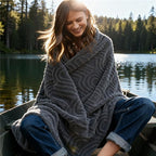 Bedsure GentleSoft Twin Blanket for Bed - Cozy Soft Blankets for Women, Cute Small Fleece Throws for Girls, Graduation Decorations Gift for Her Him School Dorm, Grey, 60x80 Inches