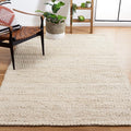 SAFAVIEH Area Rug 4x6 - Natural Fiber Collection - Bleach, Handmade Jute, Braided Woven Design, Ideal for Entryway, Living Room, Bedroom (NF212D)
