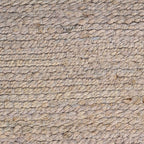 Nourison Home Natural Jute Grey 2' x 3' Area Rug - Easy Clean, Non Shedding, Bed Room, Living Room, Dining Room, Kitchen (2' x 3')