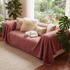 Bedsure GentleSoft Fleece Blanket Queen Size for Bed - Super Soft & Cozy, Fluffy Blankets for Women & Girls, Ideal for Sofa & Couch, Dusty Rose, 90x90 Inches