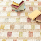 Dash and Albert Mosaic Multi Handwoven Jute Rug, 7.5 X 9.5 Feet, Multi Geometric Pattern - Premium Luxury Hotel Quality Soft Breathable Hypoallergenic Machine Washable Easy Care All Season