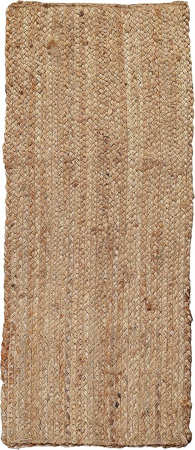 Jute Braided Table Runner, Natural - 13x36 Inches, Decorative Rustic Accent Boho Reversible Runners for Wedding Parties, Kitchen, Dining Decor | Farmhouse Small Rattan Table Mat for Outdoor Indoor Use