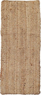 Jute Braided Table Runner, Natural - 13x36 Inches, Decorative Rustic Accent Boho Reversible Runners for Wedding Parties, Kitchen, Dining Decor | Farmhouse Small Rattan Table Mat for Outdoor Indoor Use