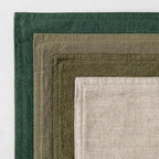 MIULEE Neutral Green Linen Pillow Covers Pack of 4 Decorative Natural Solid Throw Pillow Covers Accent Boho Farmhouse Couch Pillowcases Modern Spring Home Decor for Living Room Bed Sofa 20x20 Inch
