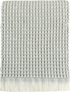 CREVENT Farmhouse Boho Knitted Throw Blanket for Couch Sofa Chair Bed Home Decoration, Soft Warm Cozy Light Weight for Spring Summer Fall (50''X60'' Waffle Green)