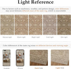 2x3 Area Rug Brown Washable Entryway Vintage Carpet Door Mat Small Non Slip Stain Soft Resistant Low Pile Thin Boho Accent Indoor Throw Rug for Kitchen Bathroom Entrance Bedroom