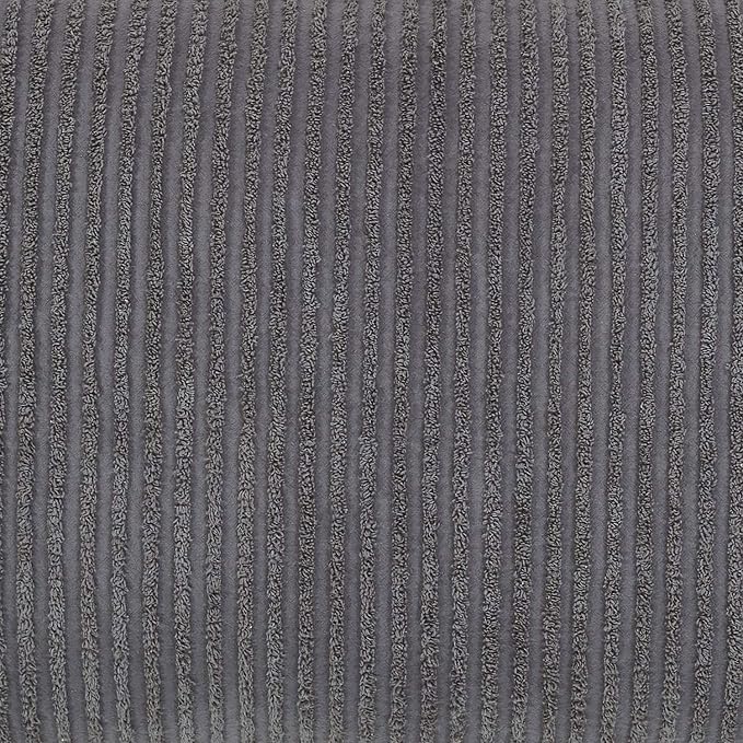 Better Trends Chenille Bedspreads Queen Size, Gray 100% Cotton Chenille Stripe Design Tufted Bedding Coverlet Soft Lightweight, 102"x110" 1 Pieces Jullian Collection