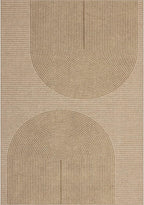 Easy Jute Rug 4x6: Indoor Outdoor Natural Boho Area Rugs for Living Room Patio Washable - Farmhouse Neutral Contemporary Carpet Mat for Entryway Bedroom Kitchen Backyard Sunroom Non Slip
