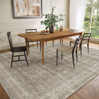 10x12 Area Rugs for Living Room: Bedroom Rug Washable Stain Resistant Non Slip Low Pile Soft Boho Large Area Rug for Kitchen Dining Room Under Table Nursery Farmhouse Home Office Indoor