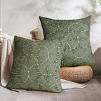 AELS Boho Decorative Textured Throw Pillow Covers 26x26, Modern Mid Century Rainbow Tufted Pillow Case, Farmhouse Rustic Geometric Woven Cushion Case for Bed Couch Sofa, Olive Green