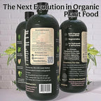 Organic Liquid Indoor Plant Food, Houseplant, Tropical & All-Purpose Indoor Plant Fertilizer, Organic Liquid Fertilizer 5-5-5 with Sea Kelp, 12oz Treats 75 Gallons