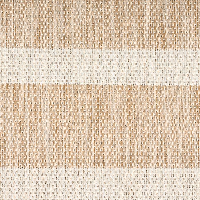 Nourison Home Positano Beige Ivory 5' x 7' Area Rug - Easy Clean, Non Shedding, Bed Room, Living Room, Dining Room, Kitchen (5' x 7')