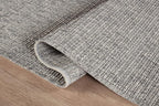 Beverly Rug Easy Jute Gray Rug 8x10 Solid Washable Durable Outdoor Indoor Area Rugs for Living Dining Room Patio Office Stain Resistant Non Shedding Casual Indoor Outside Carpet 8 x 10 Gray