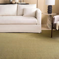 Martha Stewart x SAFAVIEH Area Rug Collection - 9' x 12', Green, Sisal & Jute, Farmhouse Style, Ideal for Living Room, Bedroom, Office, Dining Space (MSR9501Y)