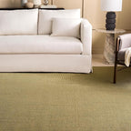 Martha Stewart x SAFAVIEH Area Rug Collection - 9' x 12', Green, Sisal & Jute, Farmhouse Style, Ideal for Living Room, Bedroom, Office, Dining Space (MSR9501Y)