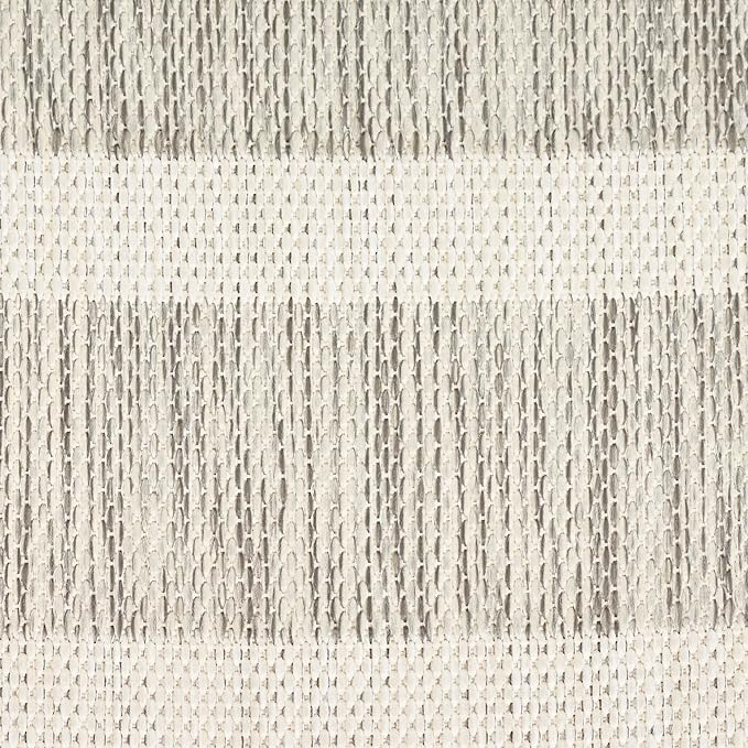 Nourison Home Positano Grey Ivory 2' x 6' Area Rug - Easy Clean, Non Shedding, Bed Room, Living Room, Dining Room, Kitchen (6' Runner)
