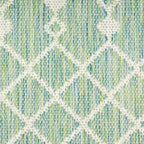 Nourison Home Positano Blue Green 9' x 12' Area Rug - Easy Clean, Non Shedding, Bed Room, Living Room, Dining Room, Kitchen (9' x 12')