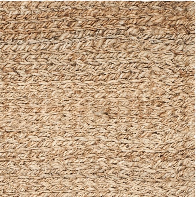 SAFAVIEH Natural Fiber Collection Accent Rug - 3' x 5', Natural, Handmade Farmhouse Jute, Ideal for High Traffic Areas in Entryway, Living Room, Bedroom (NF732A)