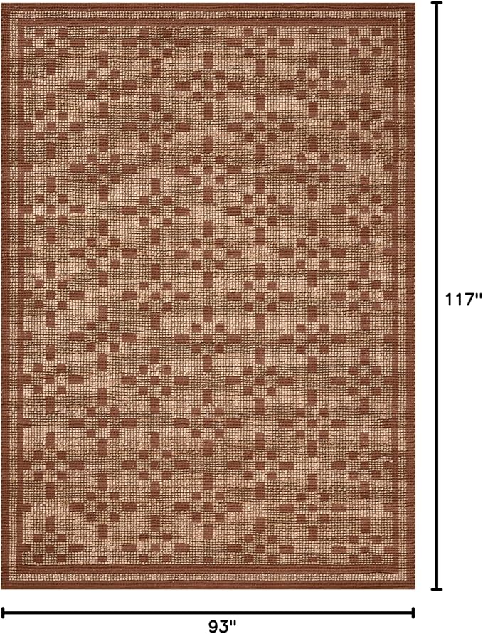 Loloi Chris Loves Julia Judy Collection JUD-07 Natural/Spice 7'-9" x 9'-9" Area Rug