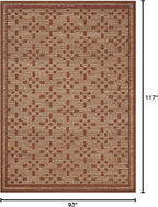 Loloi Chris Loves Julia Judy Collection JUD-07 Natural/Spice 7'-9" x 9'-9" Area Rug