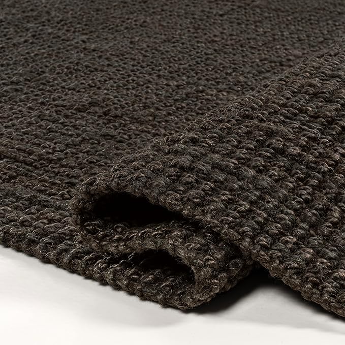 JONATHAN Y Pata Hand Woven Chunky Jute Brown Runner Rug, 2x8, Bohemian, Rustic, Cottage, Easy-Cleaning for Living Room, Bedroom, Kitchen, Non-Shedding (NRF102G-28)