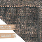 Green Jute & Cotton Braided Rug Runner 2' x 4' – Reversible Soft Accent Rug for Entryway, Kitchen, Bathroom