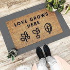 EARTHALL Woven Area Rug 2x3 Ft Washable Rugs for Entryway Braided Non Slip Throw Rugs Door Mat Indoor Outdoor Entrance Small Cotton Woven Carpet for Kitchen Foyer Front Door, Dark Gray