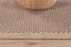 CAMILSON Easy Jute Rug 2x3, Indoor Outdoor Natural Color Fiber Area Rugs for Living Room and Kitchen Rug, Sisal Boho Woven Design, Easy-Cleaning, Washable Outside Carpet Alfombras (2 x 3)