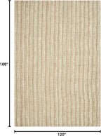 SAFAVIEH Area Rug 10x14 - Natural Fiber Collection - Large - Sage & Natural Brown, Handmade Jute, Farmhouse Style, Chunky Textured Thick Pile (NF447S)
