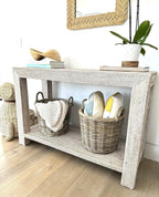 Kouboo Kobo Rattan Round Planter, Gray Decorative Storage Basket