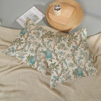 Teal Green Floral Bird Pillow Covers 18x18 Inch Set of 2 Chinoiserie Throw Pillows Vintage Flowers Bird Decorative Pillow Cases Outdoor Chinoiserie Decor Farmhouse Cushion Case for Couch Sofa